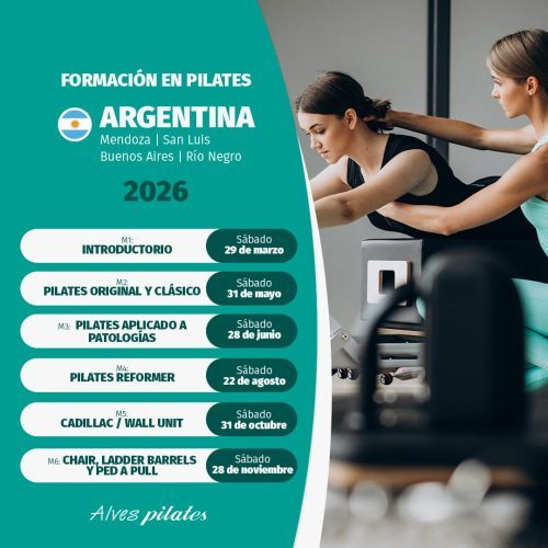 Curso pilates Mendoza, Buenos Aires, San Luis, Rio Negro.